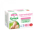 LOVE & GREEN Fraldas hipoalergénicas anti-irritação T4, pacote de 46