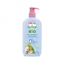 LOVE & GREEN Água micelar de limpeza sem perfume para peles sensíveis e reativas 500 ml