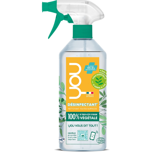 [3700684700032] YOU BY SALVECO Nettoyant Ménager Désinfectant 500 ml