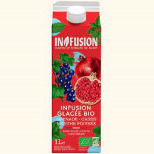[3700749300498] INFUSION Organic iced drink blackcurrant pomegranate peppermint 1L