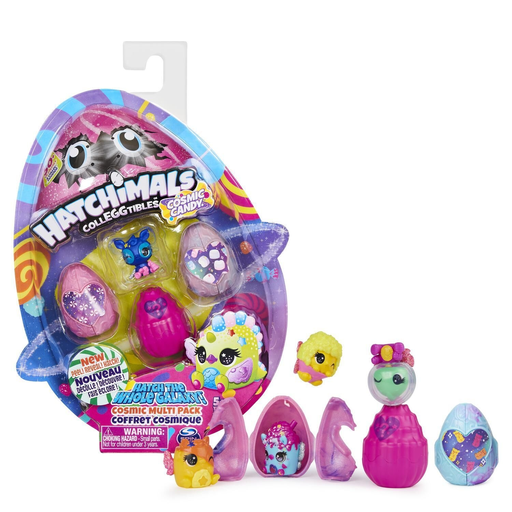 [0778988137673] SPIN MASTER Coffret Multipack 4 Hatchimals S8 (Modèle Aléatoire) le coffret