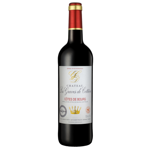 [3700898211669] CHATEAU LES GRAVES DE COTTIERE Vinho tinto bordeaux AOP 75 cl
