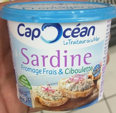 CAP OCÉAN Sardine and Chives Cream Spread 140 g