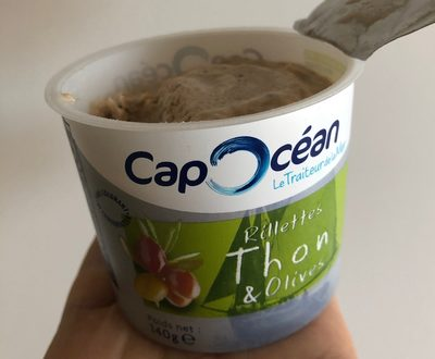 CAP OCEAN Rillettes de Atún con Aceitunas 140 g