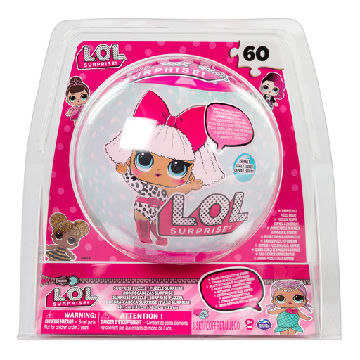 [0778988144039] L.O.L. Surprise! Esfera puzzle 60 peças