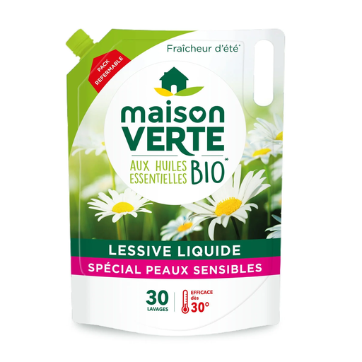 [3700992600031] MAISON VERTE Liquid Laundry Detergent Summer Freshness 1.92 L