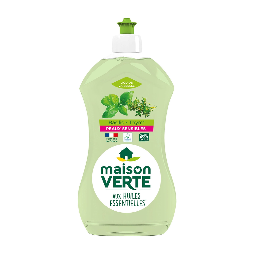 MAISON VERTE Dishwashing Liquid Thyme Basil 500 ml