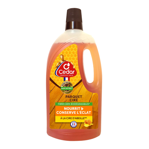 [3700992600260] O'CEDAR Nettoyant liquide parquets cirés à la cire d'abeille 1 L