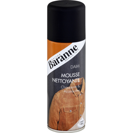 [3700992600482] BARANNE Espuma activa limpiadora para zapatos y accesorios de ante 200 ml