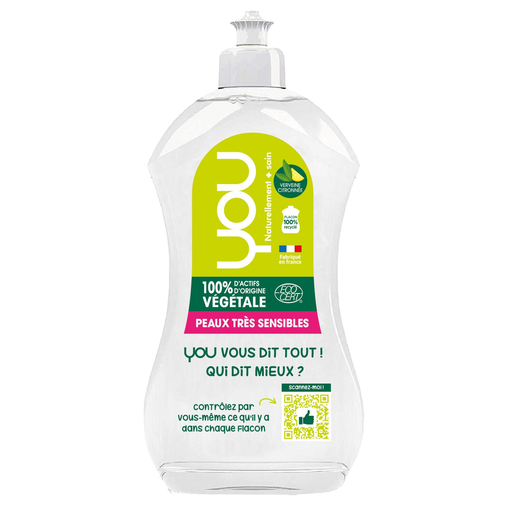 [3700992606453] YOU Detergente loiça verbena limão 500 ml