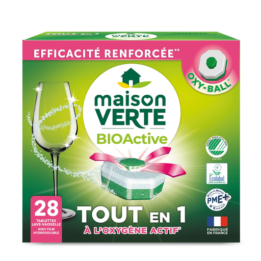 [3700992608327] MAISON VERTE Bioactive Dishwasher Tablets 28 tablets