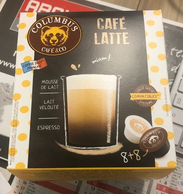 [3700994200369] COLUMBUS Café Latte 16 Cápsulas 192 g