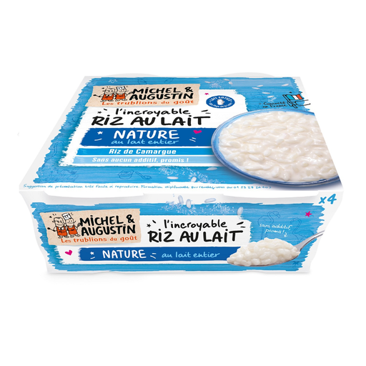 [3701239900259] MICHEL ET AUGUSTIN Arroz doce 4 potes de 100 g