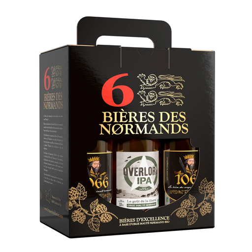 [3701285963314] Overlord Cerveja Loura e Âmbar Bio 1066 6 garrafas de 33 cl