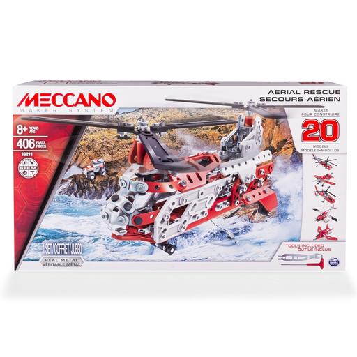 [0778988237120] SPIN MASTER Meccano Resgate Aéreo 20 Modelos