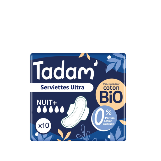 [3760001764192] TADAM Dermo-sensitive Ultra Thin Sanitary Pads Normal Flow Organic Cotton