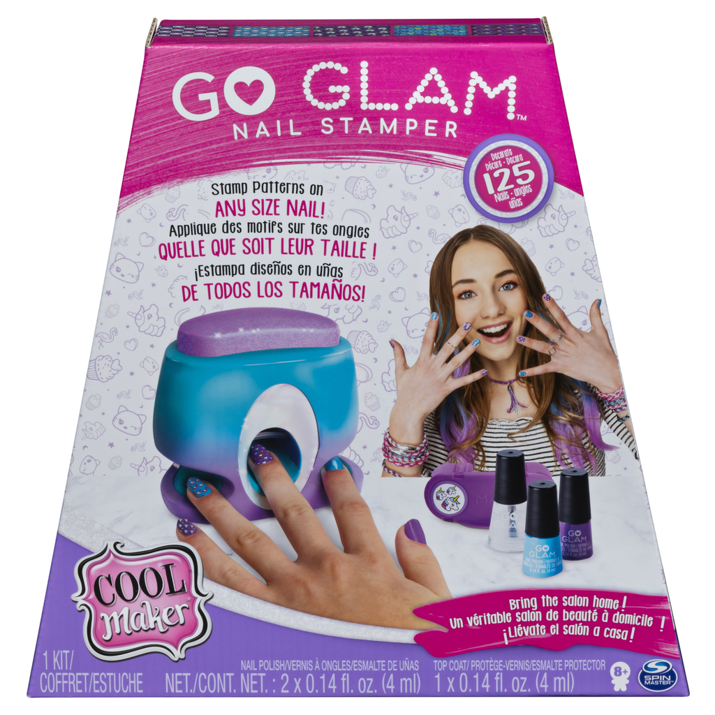 SPIN MASTER COOL MAKER Go Glam Nail Stamper la caja