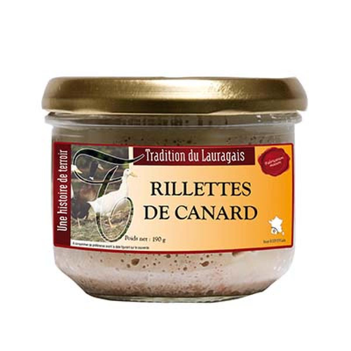 [3760006757717] TRADITION DU LAURAGAIS Duck Rillettes 190 g