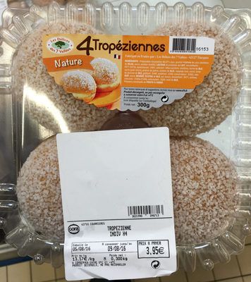 [3760008851802] LES DÉLICES DES 7 VALLÉES Frozen Tropézienne Nature 4 x 75 g