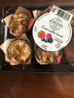 [3760008853035] LES DÉLICES DES 7 VALLÉES Mini Oeuffins Frutos Vermelhos 208 g