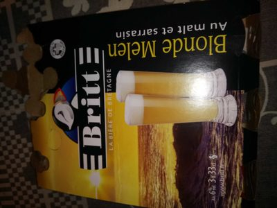 BRITT Blonde Beer 6% 3 x 33 cl