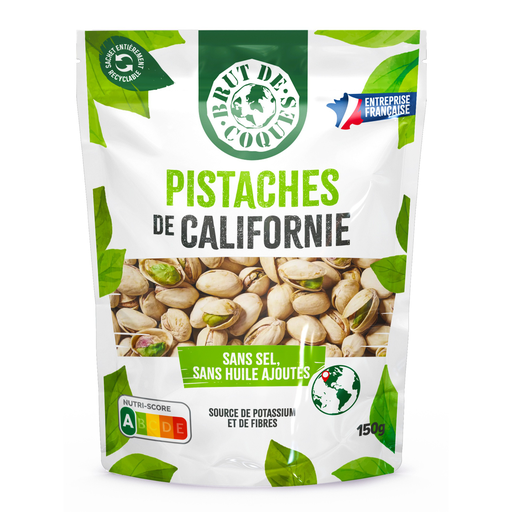 [3760011731535] COQUE BRUT Roasted Pistachios No Added Salt 150 g