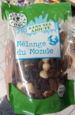 [3760011732259] BRUT DE COQUES Cocktail Du Monde Unsalted 180 g