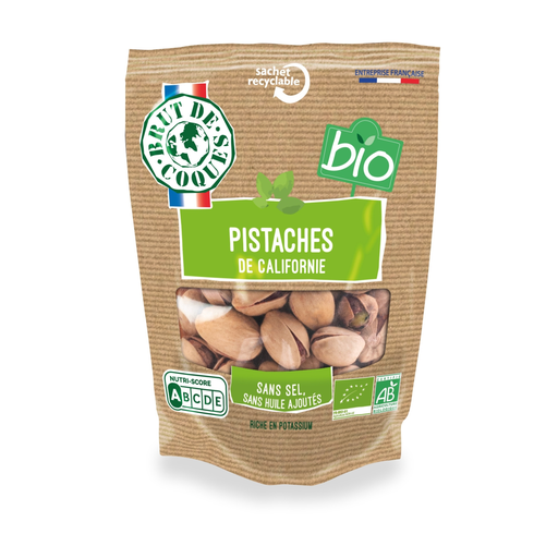 [3760011732433] COQUE BRUT Pistachios No Added Salt 75 g