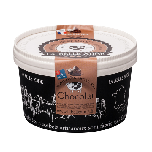 [3760015740021] LA BELLE AUDE Chocolate Ice Cream 356 g