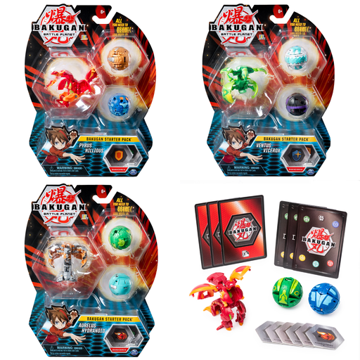 [0778988550441] BAKUGAN Starter (Modèle Aléatoire) la figurine