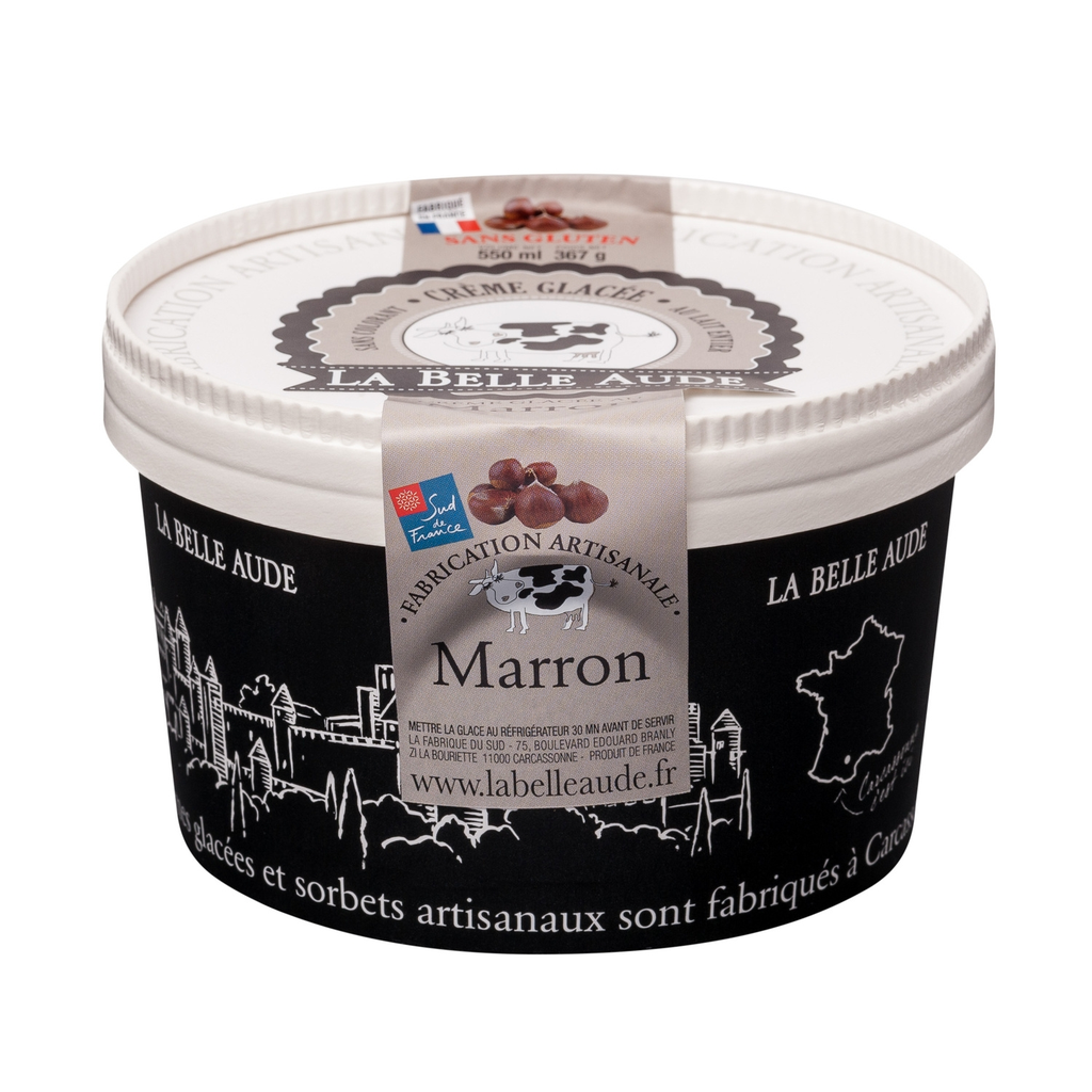 LA BELLE AUDE Chestnut Ice Cream Gluten Free 356 g