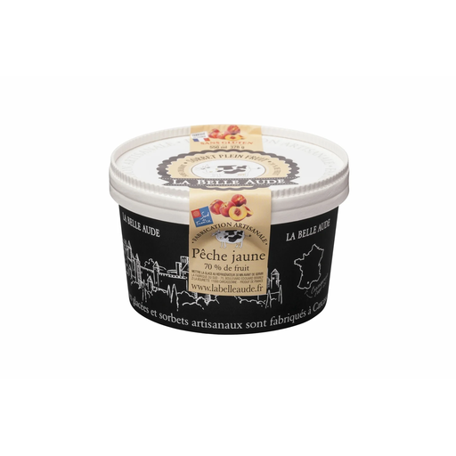 [3760015740090] LA BELLE AUDE Peach Sorbet 356 g