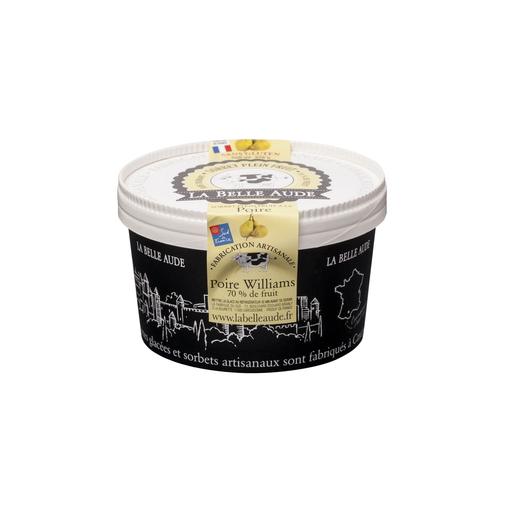 [3760015740113] LA BELLE AUDE Williams Pear Fruit Sorbet 356 g
