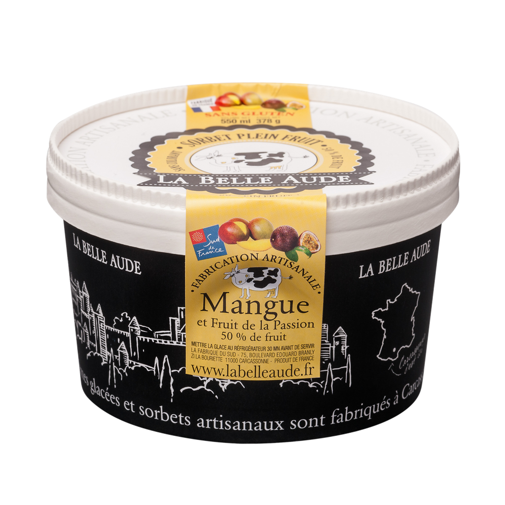 LA BELLE AUDE Mango and Passion Fruit Sorbet 378 g