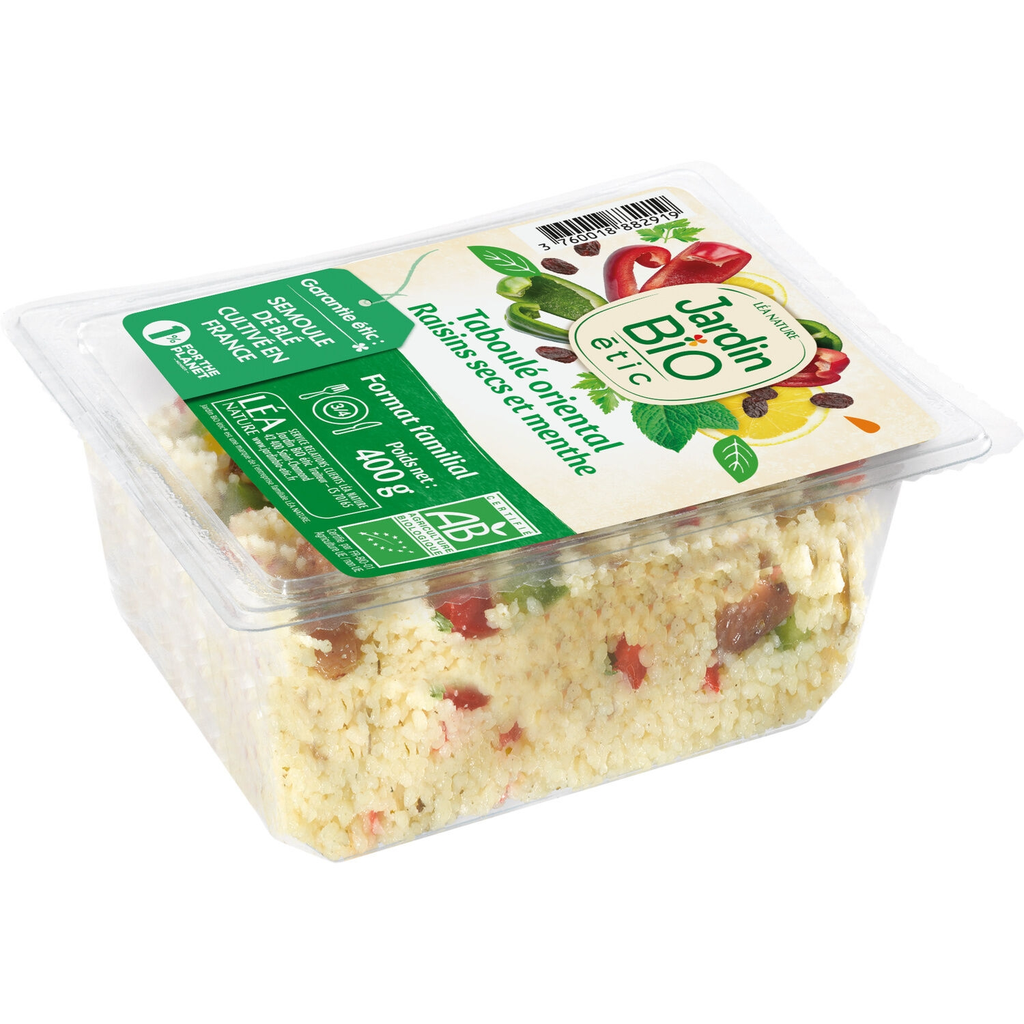 JARDIN BIO'LOGIQUE Taboulé with 2 peppers 400 g
