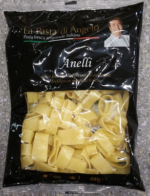 TREO Anelli La Pasta Di Angelo Pâtes fraîches artisanales 400 g