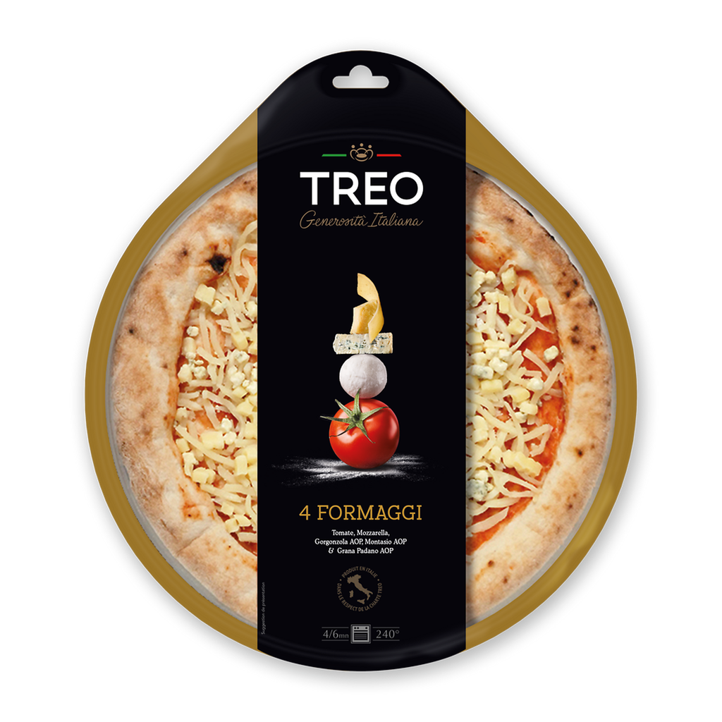 TREO Pizza 4 queijos La Gastronomia di Angelo 430 g