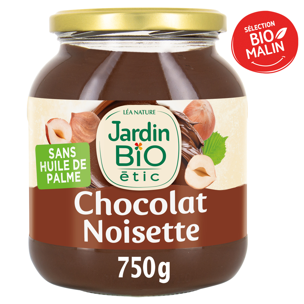 JARDIN BIO ETIC Chocolate Hazelnut Spread 750 g
