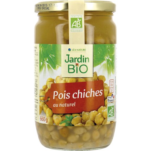 [3760020501006] JARDIN BIO Pois chiches au naturel 420 g