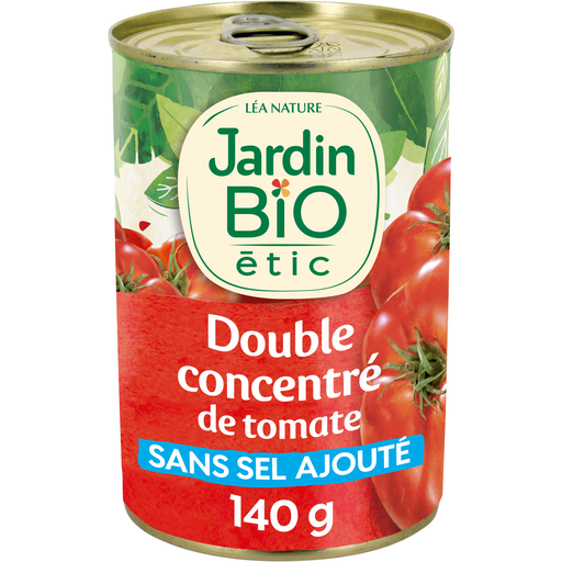 [3760020501297] JARDIN BIO ETIC Organic Double Tomato Paste 140 g