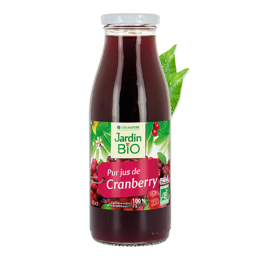 [3760020504106] JARDIN BIO Organic Cranberry Pure Juice 520 ml