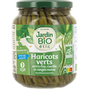 JARDIN BIO ETIC Judías verdes extrafinas dispuestas a mano sin sal añadida 345g