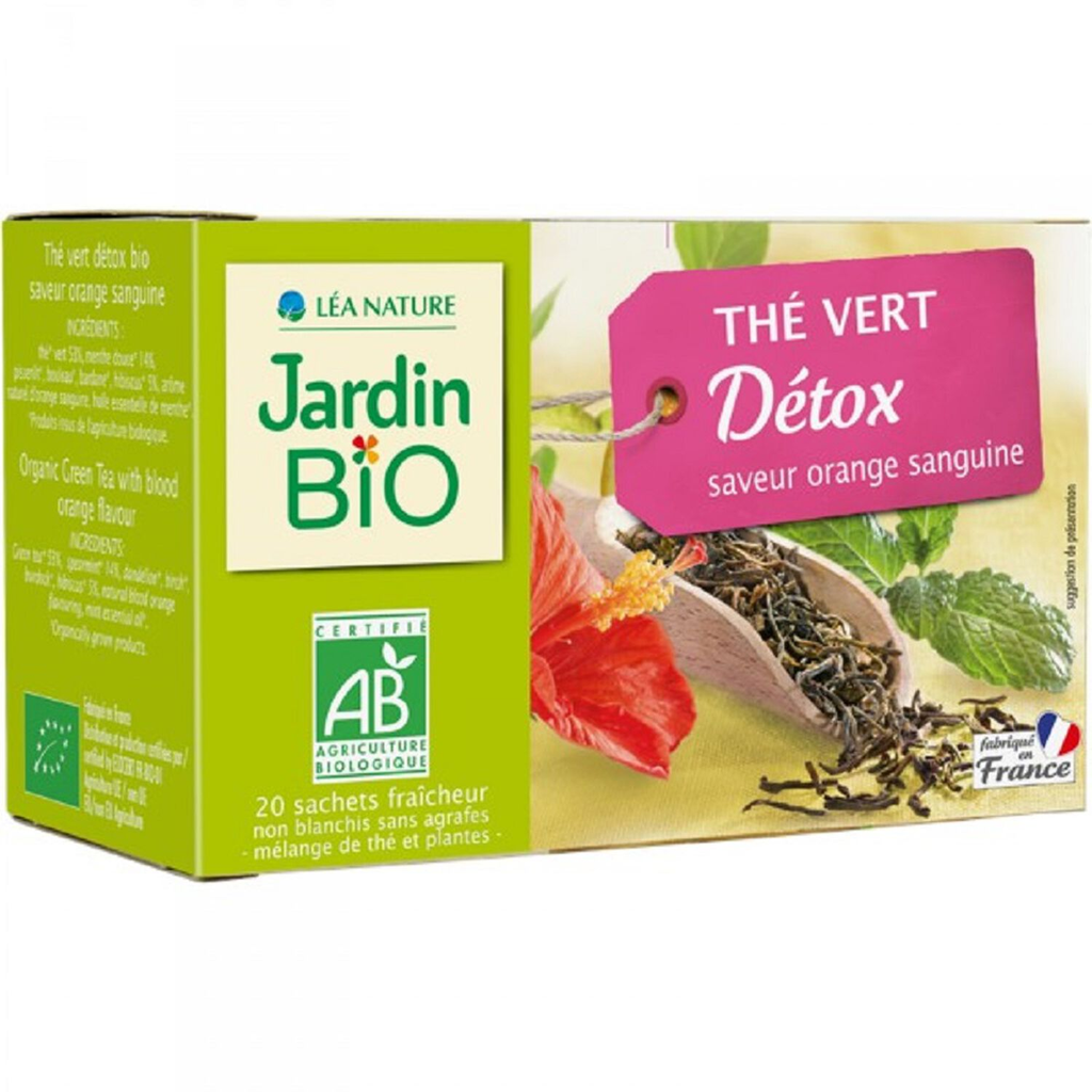 VERT JB Infusion Détox menthe orange 30 g