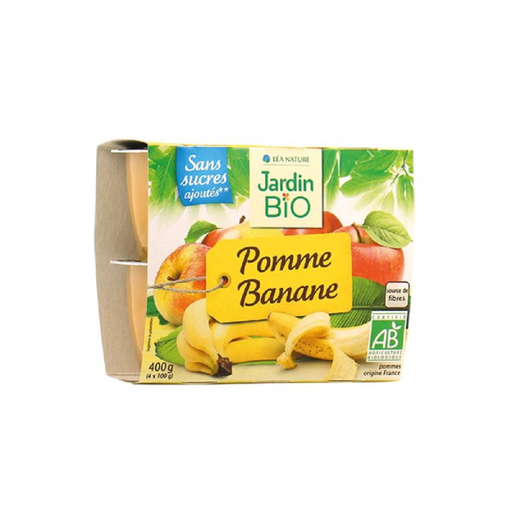 [3760020506438] JARDIN BIO Apple Banana Dessert 400 g