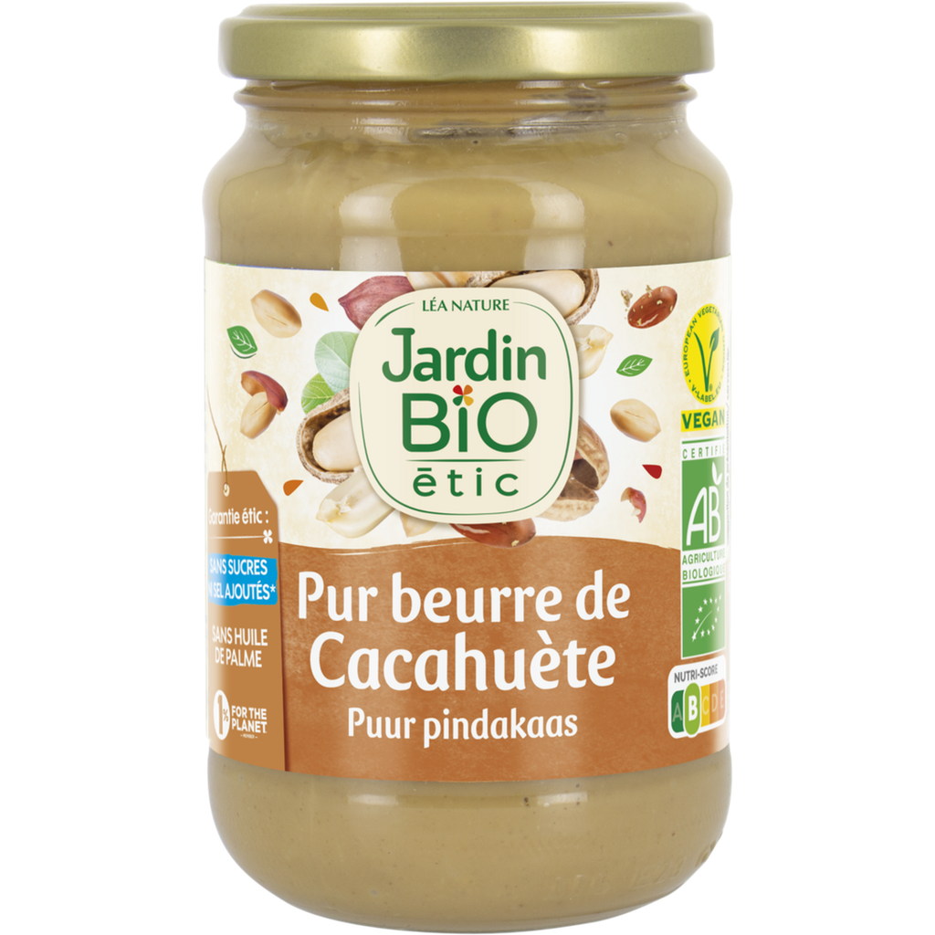 JARDIN BIO ETIC Manteiga de amendoim sem açúcares adicionados 350 g