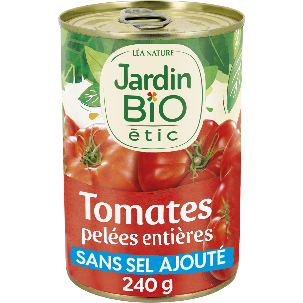 JARDIN BIO ETIC Tomates pelados enteros en jugo 240 g