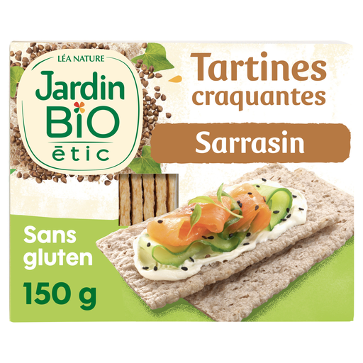 [3760020508012] JARDIN BIO ETIC Buckwheat Crispbread Organic 150 g