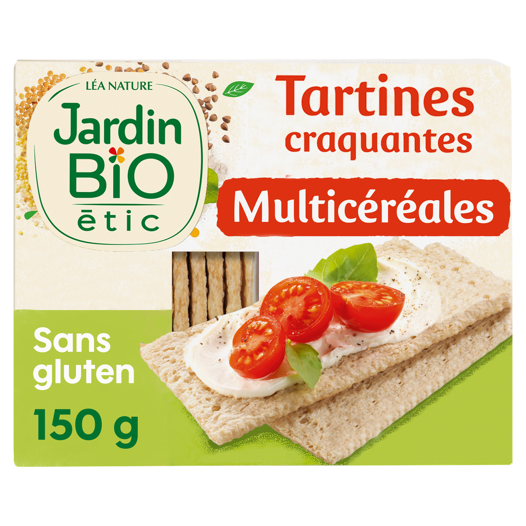 JARDIN BIO ETIC Tostadas estaladiças multicereais BIO 150 g