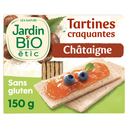 JARDIN BIO ETIC Tostadas de castañas crujientes sin gluten ni azúcares añadidos 150 g
