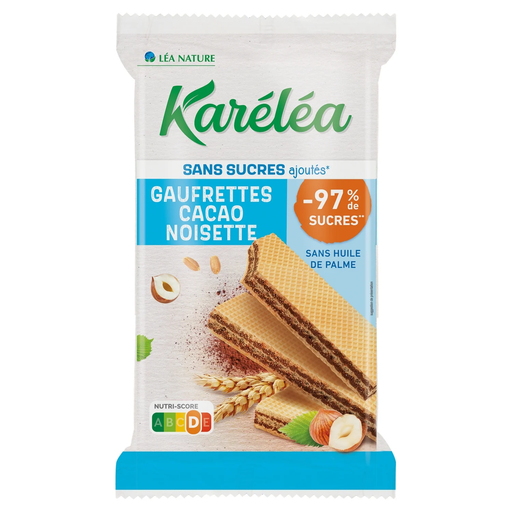[3760020509507] KARELEA Galletas Barquillos Cacao Avellana 200 g